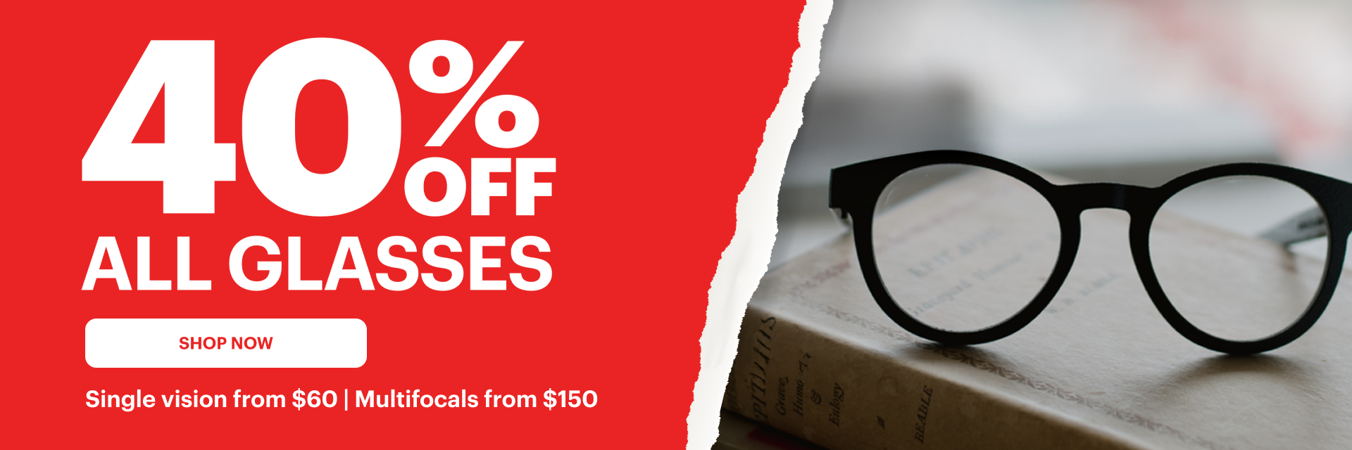 Image of Single Vision from $60 | Multifocals from $150